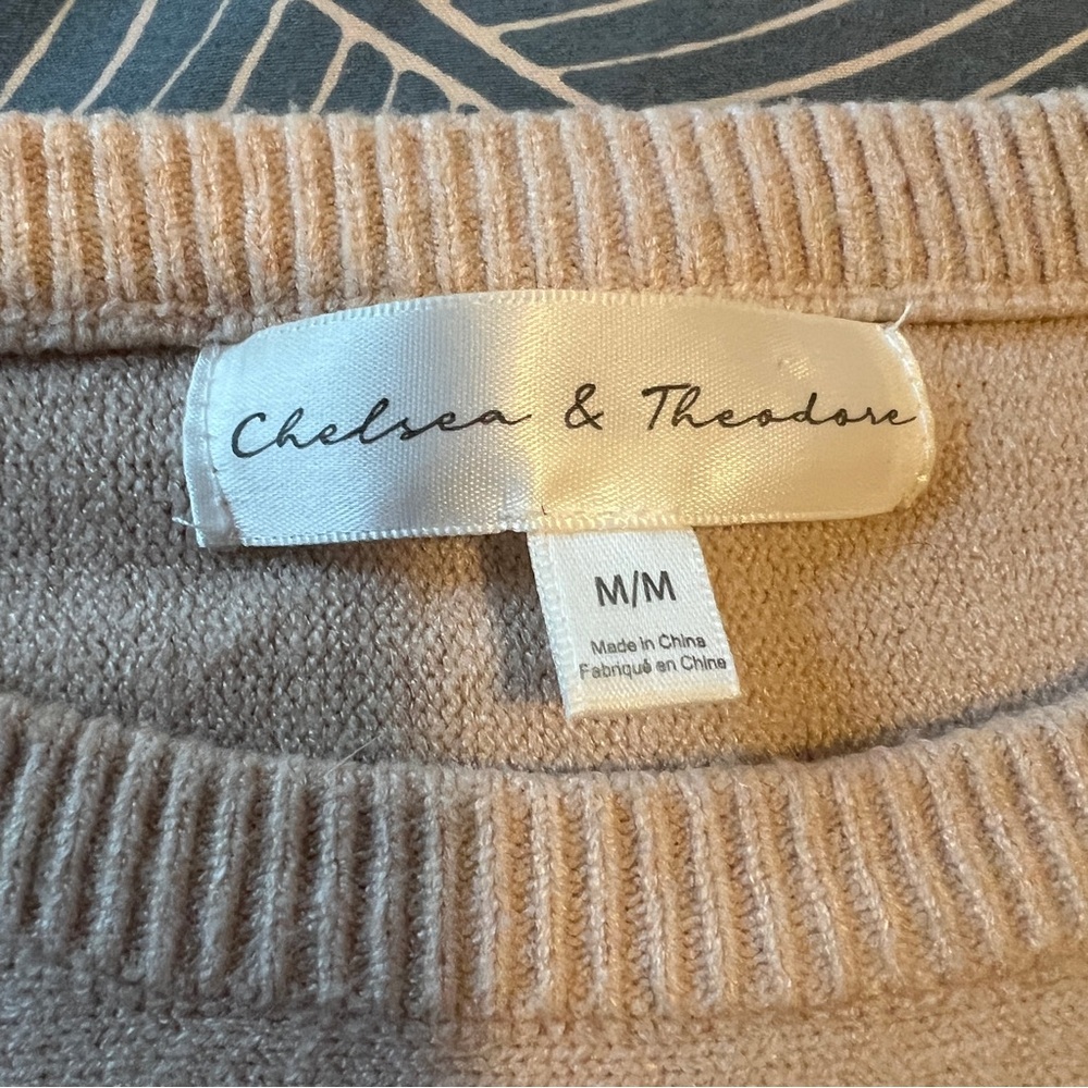 Chelsea & Theodore Blush Fringe Sweater - Picture 2 of 7